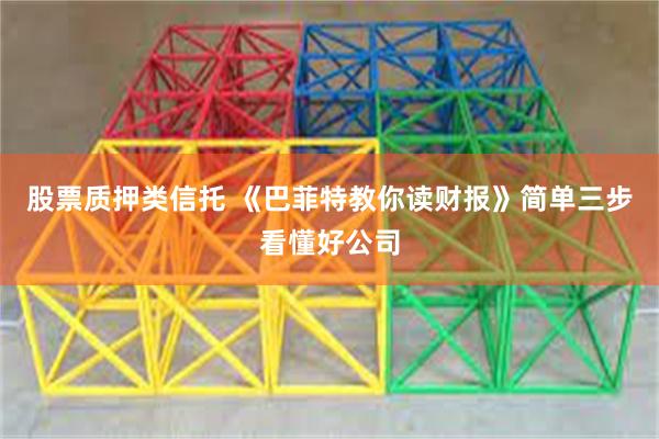 股票质押类信托 《巴菲特教你读财报》简单三步看懂好公司