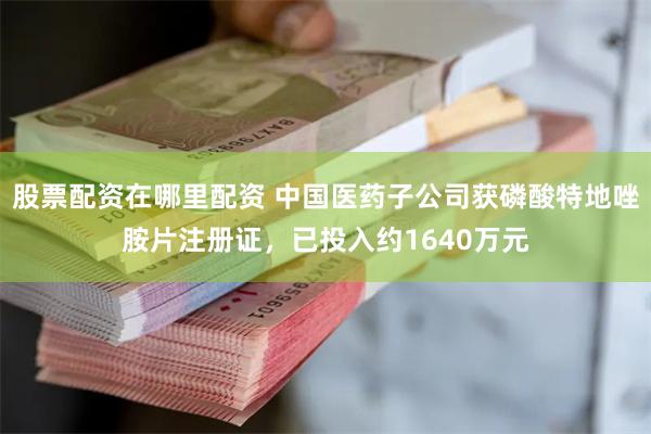 股票配资在哪里配资 中国医药子公司获磷酸特地唑胺片注册证，已投入约1640万元
